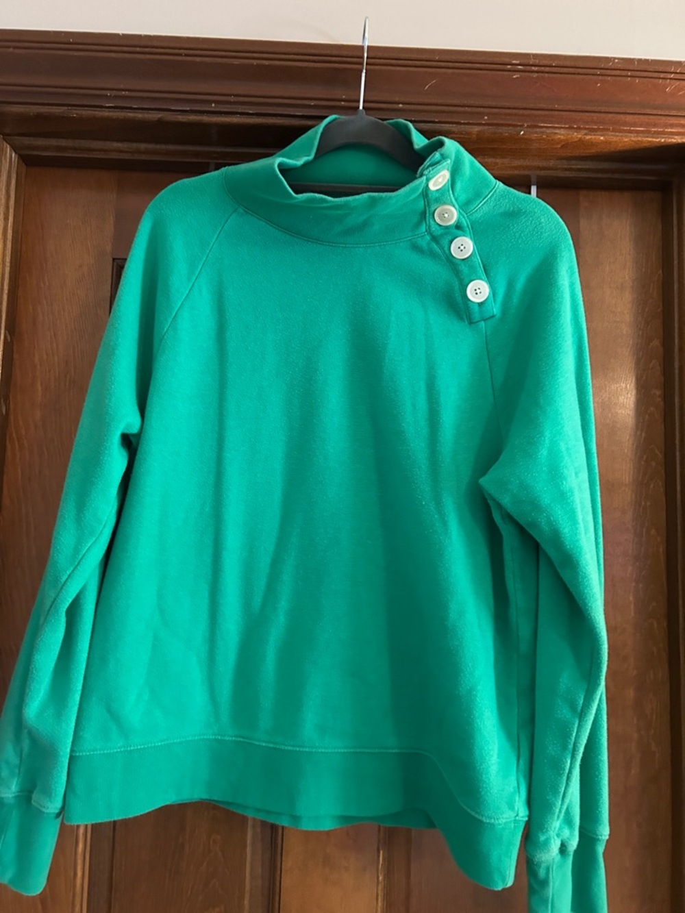 J. Crew Bright Emerald Crewneck Sweatshirt